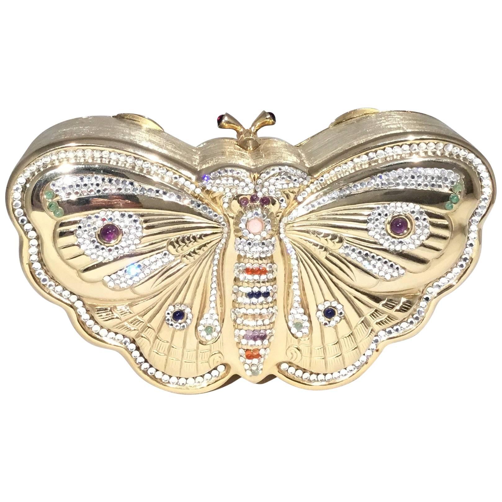 Judith Leiber Couture Monarch Butterfly Crystal Clutch Bag | Neiman Marcus